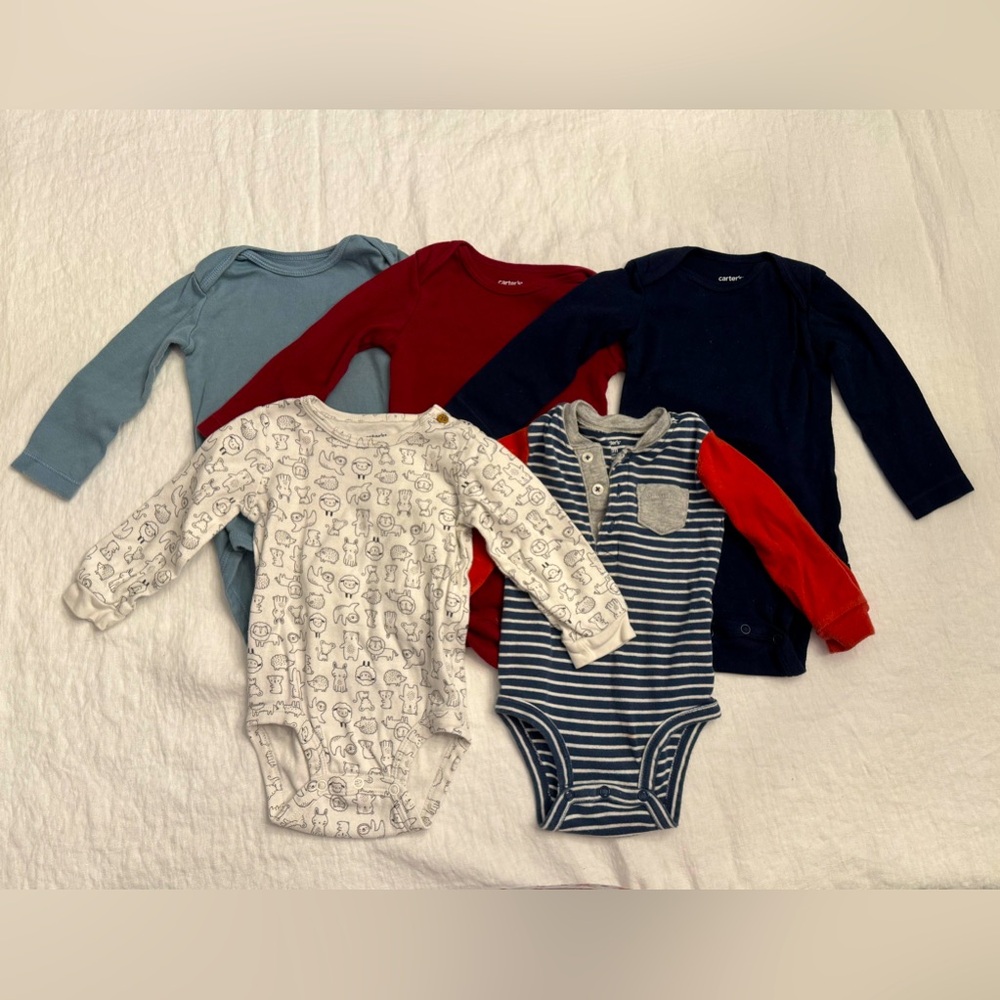 Carter's Kids One Piece Set - Blue, Red, Navy, White